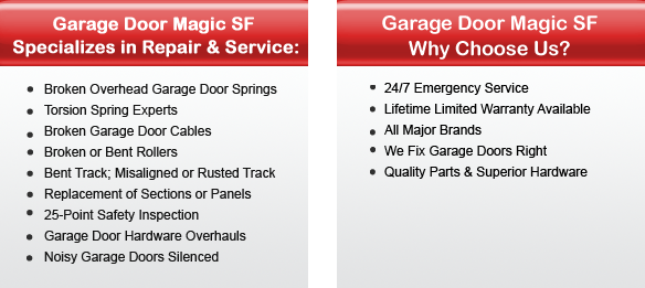 Garage Door Repair Palo Alto Offers